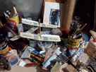 picture of my messy work table